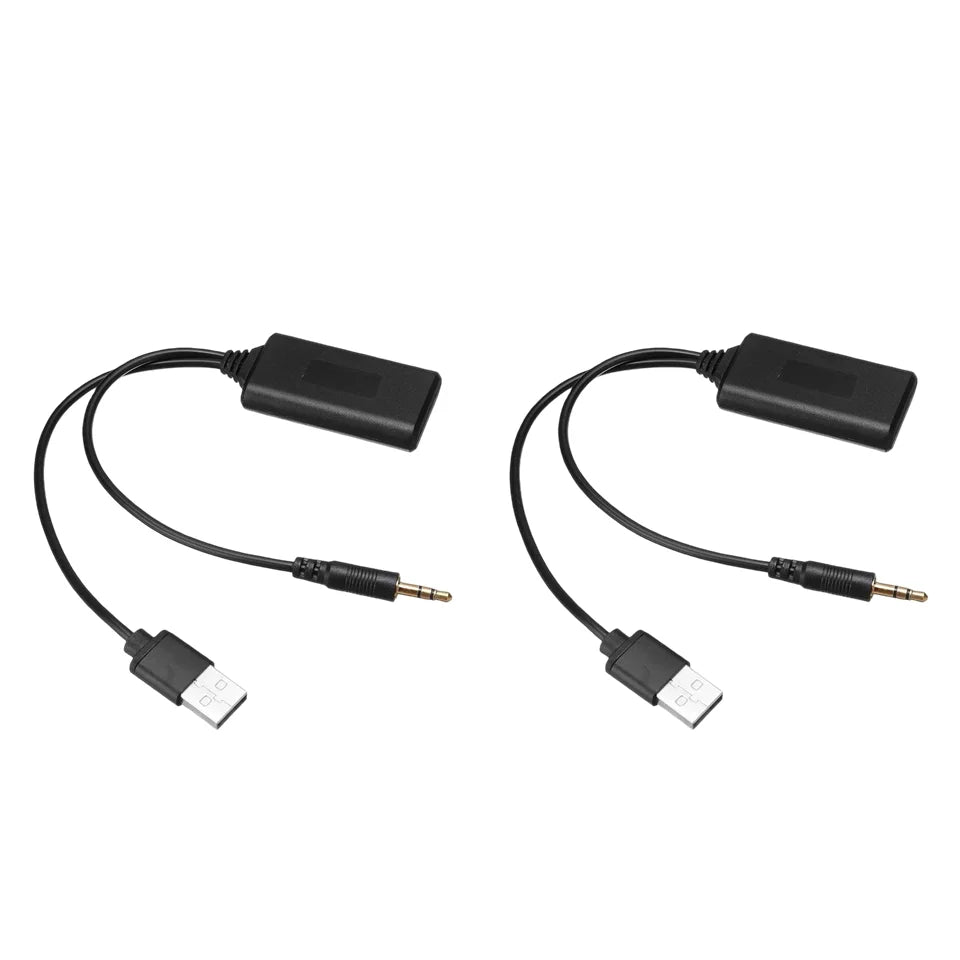 Högkvalitativ universell bil 5V Bluetooth-moduladapter stereokabel AUX-IN 3,5 mm-uttag trådlös radioadapter Aux USB