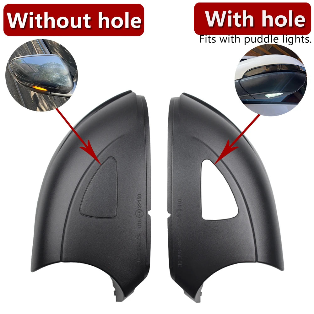 2 st för Volkswagen VW Golf 6 MK6 GTI R32 08-14 2 st dynamiska LED-blinkers backspegel blinkers indikator