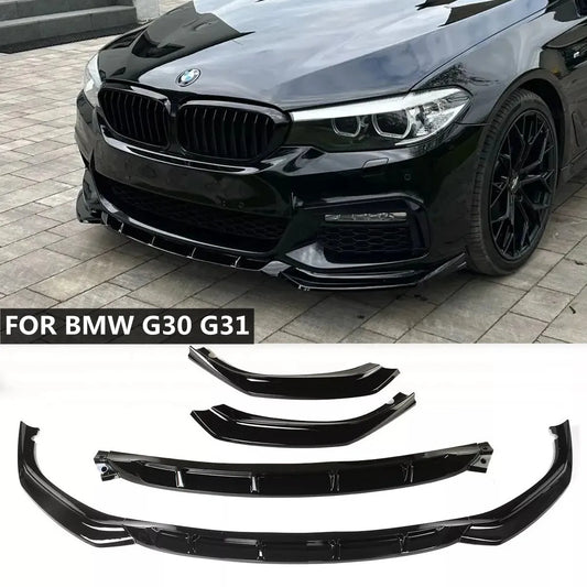 För BMW 5-serie G30 G31 520i 530i 540i M-Sport 2017-2020 Framstötfångare Läpp Spoiler Splitter Diffuser Bodykits Trimförkläde