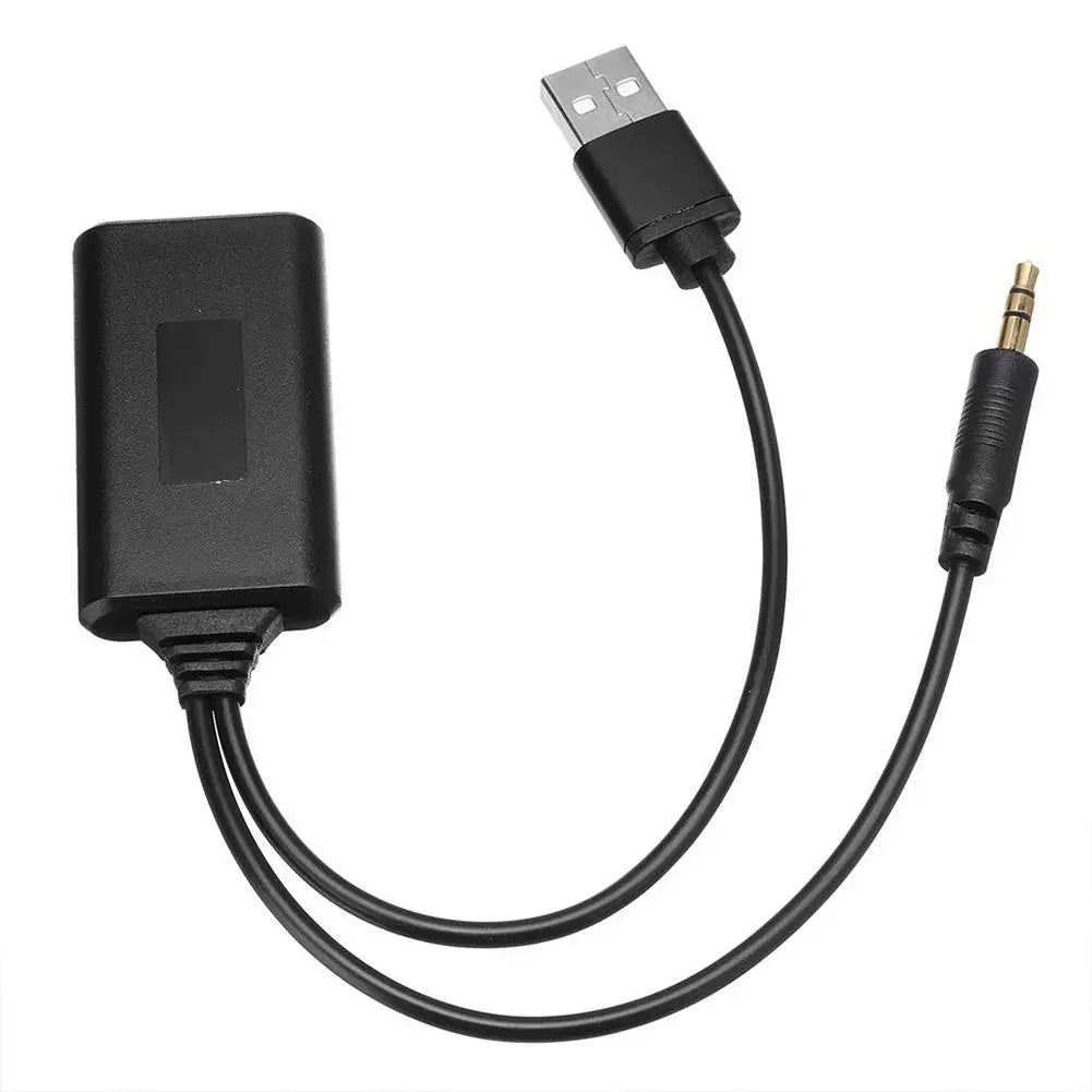 Högkvalitativ universell bil 5V Bluetooth-moduladapter stereokabel AUX-IN 3,5 mm-uttag trådlös radioadapter Aux USB