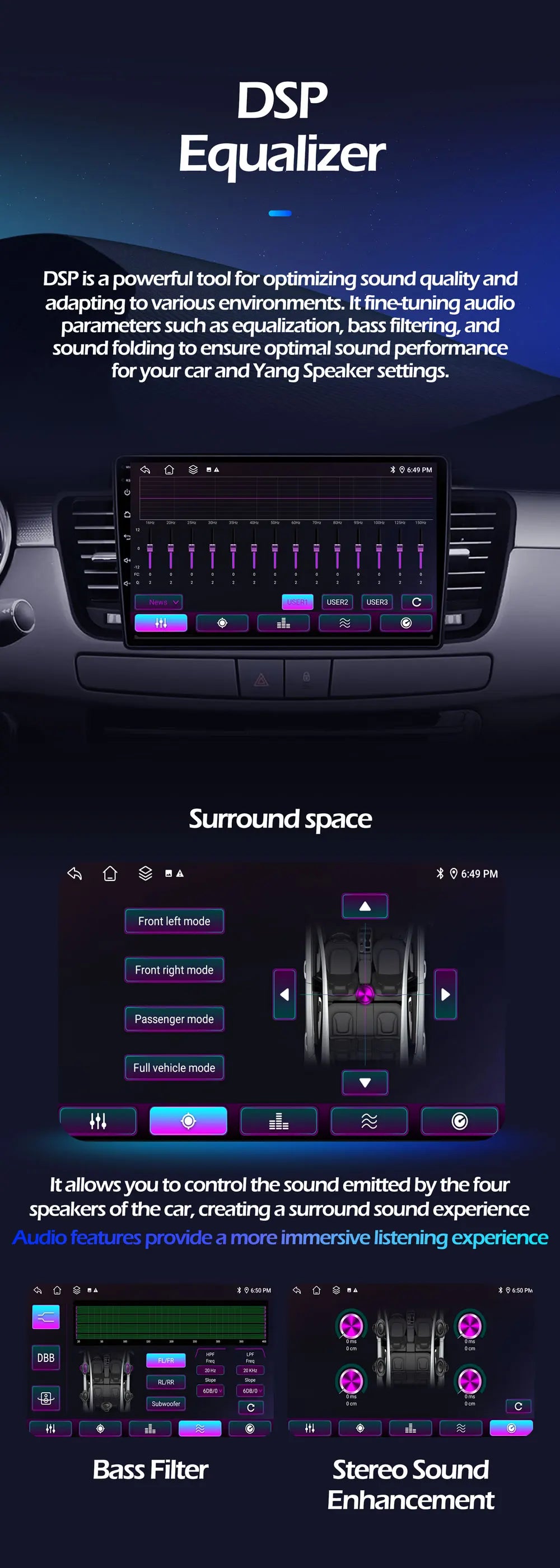 Trådlös CarPlay för FAW Besturn X80 (2018–2022) – Android 16-bilradio, multimediaspelare, GPS-navigering, huvudenhet, Bluetooth och DSP
