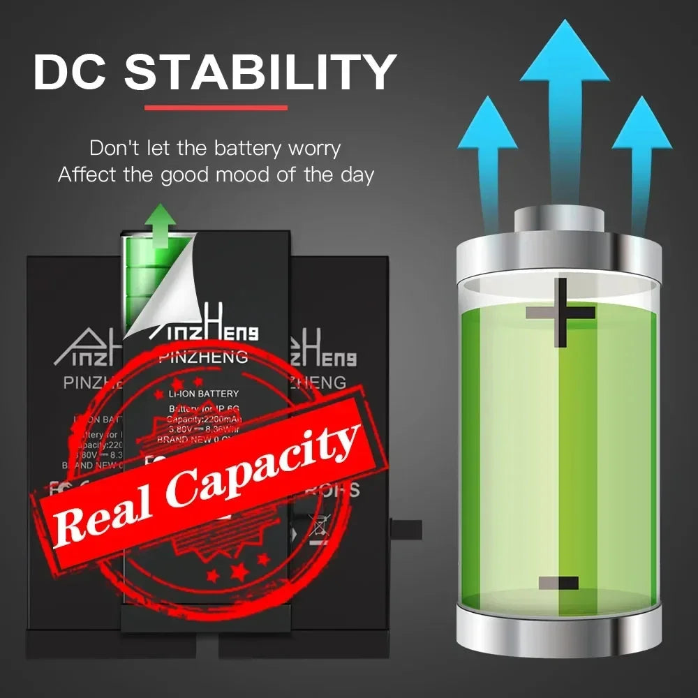 PINZHENG High Capacity Battery For iPhone 16 15 Pro Max 14 16 Pro Replacement Batteries For iPhone 15 16 14 Plus 14 Pro Max