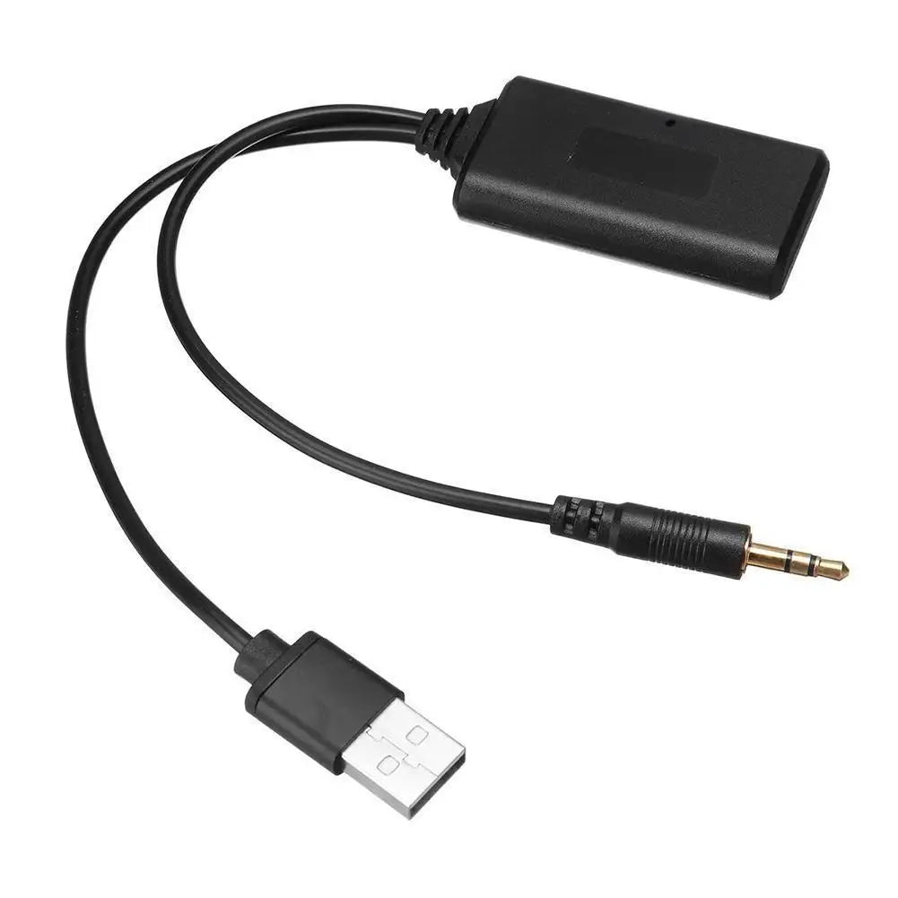 Högkvalitativ universell bil 5V Bluetooth-moduladapter stereokabel AUX-IN 3,5 mm-uttag trådlös radioadapter Aux USB