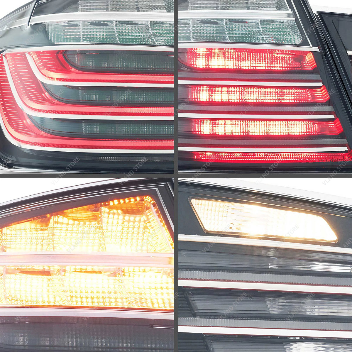 2011-2017 5-serie M5 F10 F18 VLAND LED-bakljus LCI-stil bakljus set om 2
