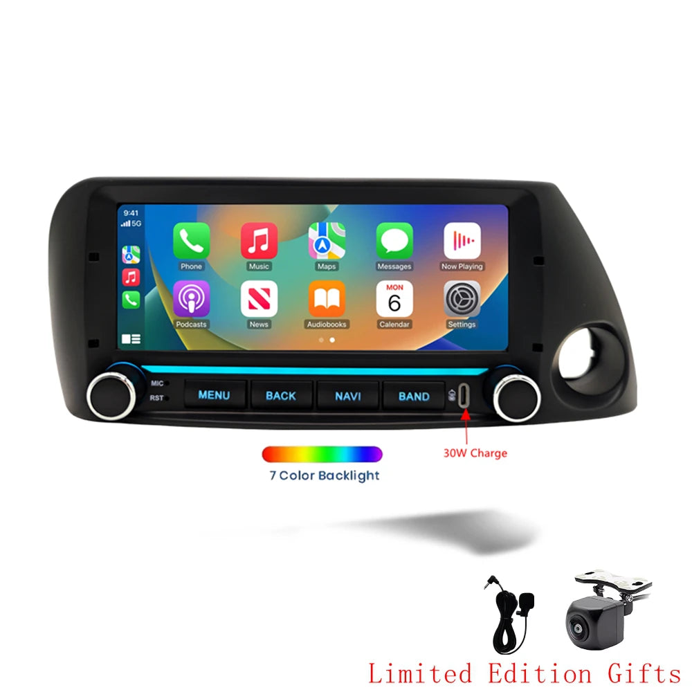 HMG Android Auto Radio For Ford KA MK1 1999-2008 Car WIFI Carplay Multimedia autoradio Player GPS Autoradio STEREO RADIO