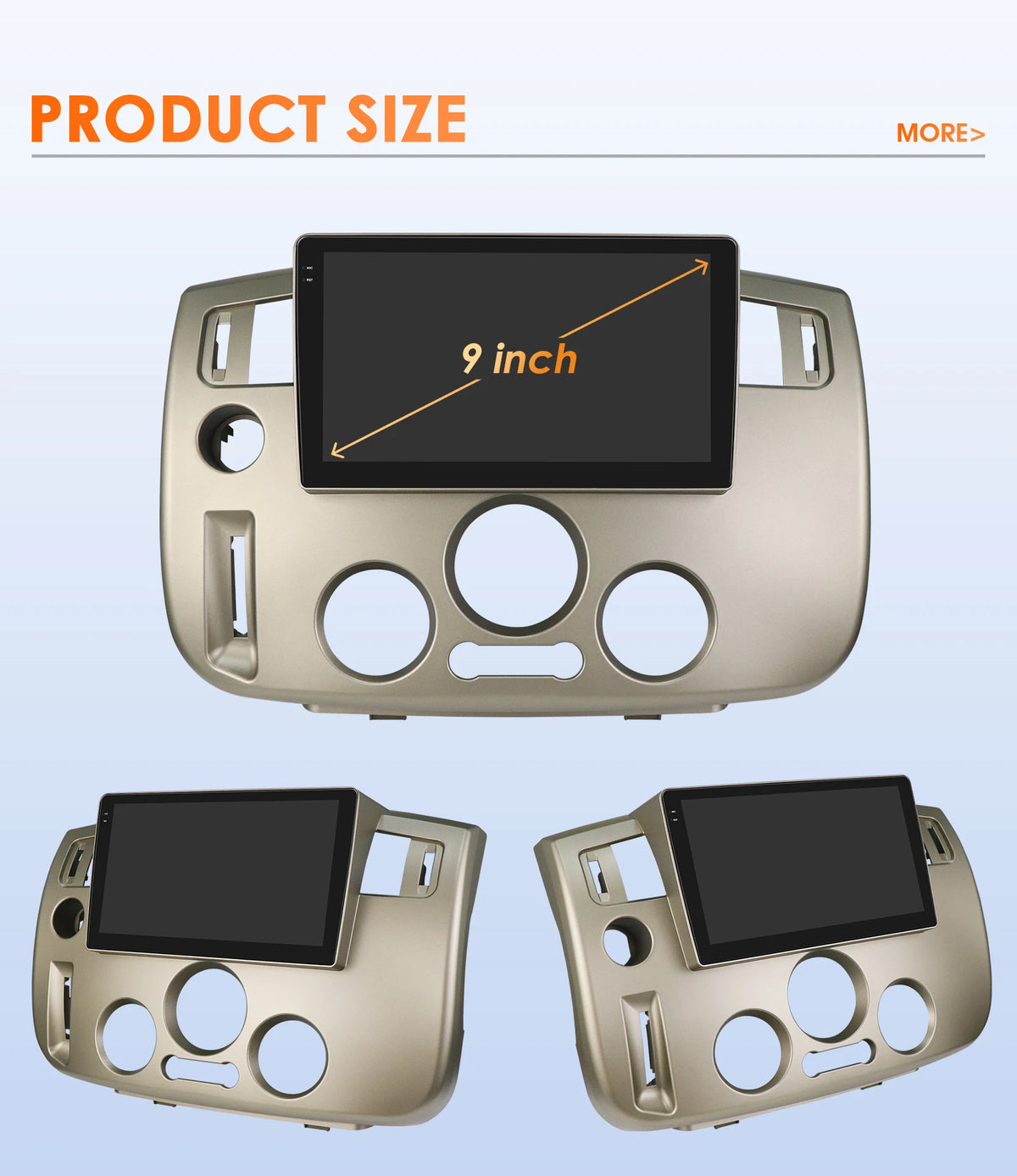 Hizpo 9-tums 2DIN Android-bilradio för Renault Scenic II (2004–2009)