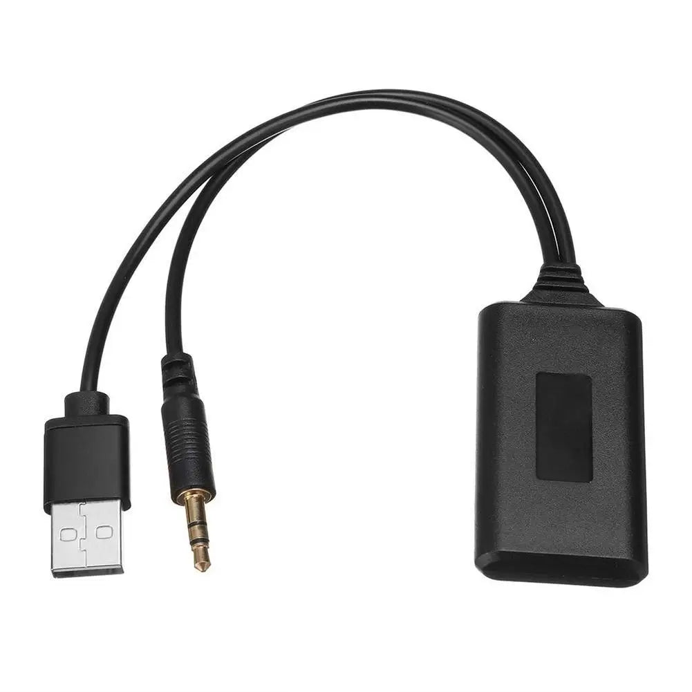 Högkvalitativ universell bil 5V Bluetooth-moduladapter stereokabel AUX-IN 3,5 mm-uttag trådlös radioadapter Aux USB