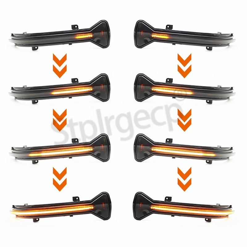 LED dynamisk blinkers sidospegel sekventiell ljuslampa för BMW G38 G12 G20 G30 G31 G14 G15 G11 G12 M5 F90 5 6 7 8 3-serie