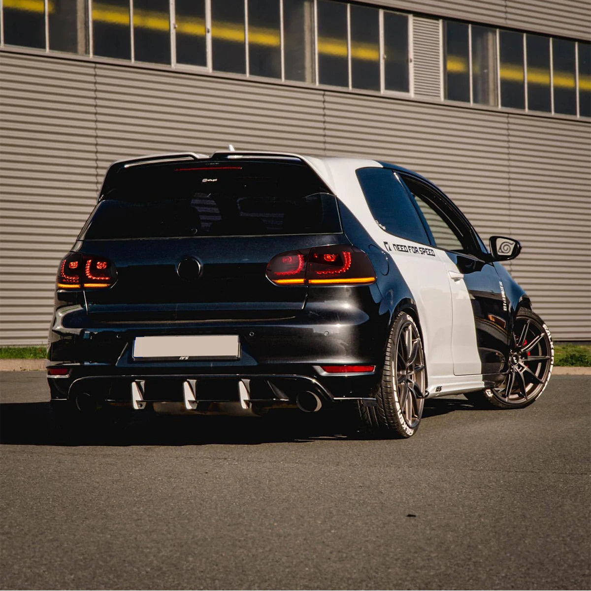 Par bakljus för VW Golf 6 Mk6 2008 2009 2010 2011 2012 2013 Bakre bromsljus dimljus bakljus