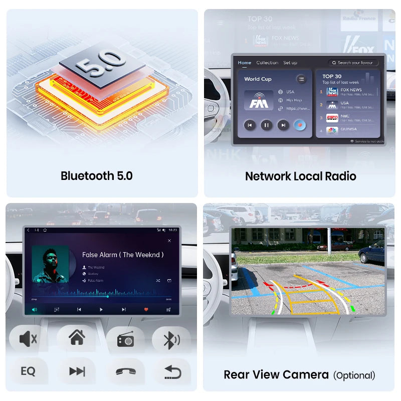 Junsun Android Auto-bilradio för Mercedes-Benz C-klass W203 (C200, C320, C350) och CLK W209 (2000–2005)