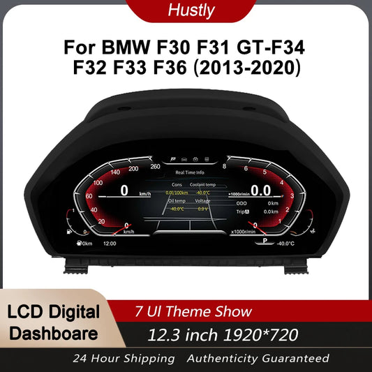 "12,3-tums Digital Instrumentpanel för BMW F30 / F31 / F34 (2013-2020)"