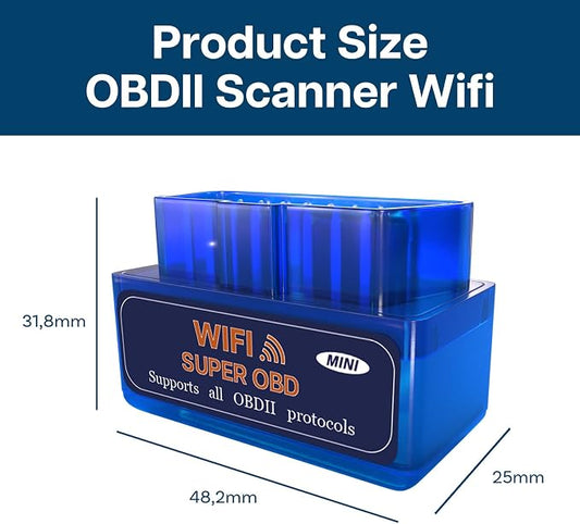 Bluetooth ELM327 OBD2 Scanner – Trådlös Bildiagnostik för Android & Windows